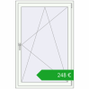 Ustalenie cen Okna skrzydłowe 980x1470 mm REHAU ENERGY-SAVING SYNEGO MD RAL 9016 Traffic white dwustronny. Cena: 248,13 €