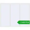 Pricing Tilt-and-Turn 2500x2000 mm REHAU OPTIMUM EURO-DESIGN 70 RAL 9016 Traffic white two-sided. Price: 2 400.06 PLN