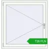 Pricing Okna skrzydłowe 1050x1100 mm REHAU OPTIMUM EURO-DESIGN 70 RAL 9016 Traffic white dwustronny. Price: 725,94 zł