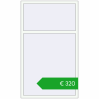 Pricing Tilt-and-Turn 1085x1840 mm REHAU OPTIMUM EURO-DESIGN 70 RAL 9016 Traffic white two-sided. Price: 319,92 €