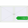 Ustalenie cen Okna skrzydłowe 2500x1500 mm REHAU ENERGY-SAVING SYNEGO MD RAL 9016 Traffic white dwustronny. Cena: 1150,23 €