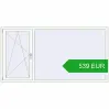 Pricing Tilt-and-Turn 2335x1200 mm REHAU ENERGY-SAVING SYNEGO MD RAL 9016 Traffic white two-sided. Price: 538.79 EUR