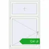 Pricing Tilt-and-Turn 1050x1650 mm REHAU OPTIMUM EURO-DESIGN 70 RAL 9016 Traffic white two-sided. Price: 1240,56 zł