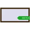 Pricing Tilt-and-Turn 1200x600 mm REHAU OPTIMUM EURO-DESIGN 70 DARK_OAK two-sided. Price: 636.34 PLN