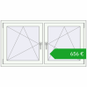 Ustalenie cen Okna skrzydłowe 1420x770 mm KORSA ENERGY-SAVING REHAU SYNEGO MD. Cena: 656,20 €
