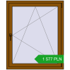Pricing Tilt-and-Turn 1000x1200 mm REHAU OPTIMUM EURO-DESIGN 70 GOLDEN OAK two-sided. Price: 1 577.02 PLN