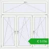 Ustalenie cen Okna skrzydłowe 1800x1800 mm ALU STANDARD 72 RAL 9016 Traffic white dwustronny. Cena: 3055,53 €