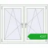 Ustalenie cen Okna skrzydłowe 1215x1010 mm REHAU ENERGY-SAVING SYNEGO MD RAL 9016 Traffic white dwustronny. Cena: 317,35 €