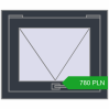 Pricing Tilt-and-Turn 600x500 mm REHAU OPTIMUM EURO-DESIGN 70 ANTHRACITE_GREY_STRUKTURAL two-sided. Price: 779.55 PLN