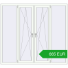 Pricing Tilt-and-Turn 2000x1800 mm REHAU OPTIMUM EURO-DESIGN 70 RAL 9016 Traffic white two-sided. Price: 665.2 EUR