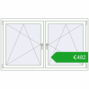 Pricing Tilt-and-Turn 1680x995 mm REHAU ENERGY-SAVING SYNEGO MD BLACK_BROWN external. Price: 482,11 €