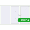 Pricing Tilt-and-Turn 3600x2300 mm REHAU OPTIMUM EURO-DESIGN 70 GOLDEN OAK external. Price: 8 477.12 PLN