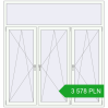 Pricing Tilt-and-Turn 1995x2115 mm REHAU OPTIMUM EURO-DESIGN 70 RAL 9016 Traffic white two-sided. Price: 3 578.48 PLN