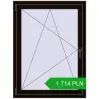 Pricing Tilt-and-Turn 900x1200 mm REHAU ENERGY-SAVING SYNEGO MD BLACK_BROWN two-sided. Price: 1 713.84 PLN