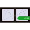 Ustalenie cen Okna rozwierne 1785x920 mm REHAU ENERGY-SAVING SYNEGO MD BLACK_BROWN dwustronny. Cena: 499,71 €