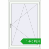 Ustalenie cen Okna skrzydłowe 1000x1470 mm REHAU OPTIMUM EURO-DESIGN 70 RAL 9016 Traffic white dwustronny. Cena: 1440,22 zł
