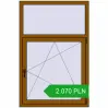 Pricing Tilt-and-Turn 980x1500 mm REHAU OPTIMUM EURO-DESIGN 70 GOLDEN OAK two-sided. Price: 2 069.78 PLN