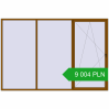 Pricing Tilt-and-Turn 3500x2350 mm REHAU ENERGY-SAVING SYNEGO MD GOLDEN OAK two-sided. Price: 9 003.67 PLN