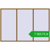 Pricing Tilt-and-Turn 3500x2350 mm REHAU ENERGY-SAVING SYNEGO MD GOLDEN OAK two-sided. Price: 7 955.01 PLN