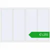 Pricing Tilt-and-Turn 3000x2100 mm ALU STANDARD 72 RAL 9016 Traffic white two-sided. Price: 1254,99 €