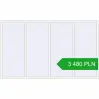 Pricing Tilt-and-Turn 3000x1800 mm REHAU BRILLANT DESIGN RAL 9016 Traffic white two-sided. Price: 3 480.11 PLN
