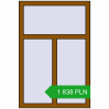 Pricing Tilt-and-Turn 800x1200 mm REHAU ENERGY-SAVING SYNEGO MD GOLDEN OAK two-sided. Price: 1 837.5 PLN