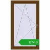 Pricing Tilt-and-Turn 900x1550 mm CLASICTHERM 70 WALNUT two-sided. Price: 1274,19 zł