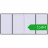Pricing Okna skrzydłowe 5000x2200 mm KORSA BRILLANT DESIGN. Price: 2065,07 €