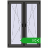 Ustalenie cen Okna skrzydłowe 1050x1505 mm REHAU ENERGY-SAVING SYNEGO MD BASALT_GREY dwustronny. Cena: 512,37 €