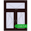 Pricing Tilt-and-Turn 1000x1300 mm REHAU OPTIMUM EURO-DESIGN 70 CHOCOLATE_BROWN two-sided. Price: 2 625.58 PLN