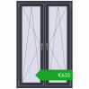 Ustalenie cen Okna skrzydłowe 1005x1565 mm REHAU ENERGY-SAVING SYNEGO MD ANTHRACITE_GREY_STRUKTURAL dwustronny. Cena: 633,44 €