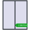 Pricing Tilt-and-Turn 1400x1650 mm REHAU ENERGY-SAVING SYNEGO MD ANTHRACITE_GREY_STRUKTURAL two-sided. Price: 2 584.67 PLN