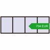 Pricing Tilt-and-Turn 3150x1100 mm REHAU BRILLANT DESIGN BLACK_BROWN two-sided. Price: 704.06 EUR