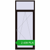Pricing Tilt-and-Turn 1000x2500 mm REHAU OPTIMUM EURO-DESIGN 70 BLACK_BROWN two-sided. Price: 2 439.1 PLN