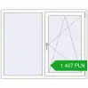 Pricing Tilt-and-Turn 1440x1150 mm REHAU OPTIMUM EURO-DESIGN 70 GOLDEN OAK external. Price: 1 407.19 PLN