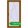 Pricing Tilt-and-Turn 870x1750 mm REHAU OPTIMUM EURO-DESIGN 70 GOLDEN OAK two-sided. Price: 1 849.41 PLN