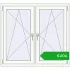 Ustalenie cen Okna skrzydłowe 1230x1115 mm REHAU ENERGY-SAVING SYNEGO MD BASALT_GREY zewnętrzny. Cena: 406,42 €