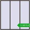 Pricing Tilt-and-Turn 2500x2500 mm REHAU OPTIMUM EURO-DESIGN 70 BLACK_BROWN two-sided. Price: 5 167.58 PLN