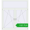 Ustalenie cen Okna skrzydłowe 1600x1800 mm REHAU OPTIMUM EURO-DESIGN 70 RAL 9016 Traffic white dwustronny. Cena: 1 621.26 PLN