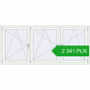 Pricing Tilt-and-Turn 2300x1000 mm REHAU OPTIMUM EURO-DESIGN 70 RAL 9016 Traffic white two-sided. Price: 2 341.03 PLN