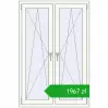 Ustalenie cen Okna skrzydłowe 1005x1505 mm REHAU ENERGY-SAVING SYNEGO MD BLACK_BROWN zewnętrzny. Cena: 1967,39 zł