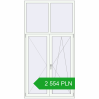 Pricing Tilt-and-Turn 1200x2300 mm REHAU OPTIMUM EURO-DESIGN 70 RAL 9016 Traffic white two-sided. Price: 2 554.47 PLN
