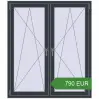 Pricing Tilt-and-Turn 1300x1500 mm KORSA OPTIMUM REHAU EURO 70. Price: 790.18 EUR