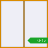 Ustalenie cen Okna skrzydłowe 2400x2400 mm ALU STANDARD 72 RAL 1006 Maize yellow dwustronny. Cena: 4248,73 zł