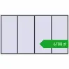 Pricing Tilt-and-Turn 4000x2300 mm REHAU OPTIMUM EURO-DESIGN 70 ANTHRACITE_GREY_STRUKTURAL two-sided. Price: 6787,57 zł