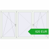 Pricing Tilt-and-Turn 2440x1450 mm REHAU OPTIMUM EURO-DESIGN 70 RAL 9016 Traffic white two-sided. Price: 620.17 EUR