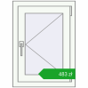 Ustalenie cen Okna skrzydłowe 510x700 mm REHAU OPTIMUM EURO-DESIGN 70 RAL 9016 Traffic white dwustronny. Cena: 483,40 zł