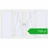 Pricing Tilt-and-Turn 2300x1400 mm REHAU OPTIMUM EURO-DESIGN 70 RAL 9016 Traffic white two-sided. Price: 1759,19 zł