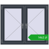Ustalenie cen Okna skrzydłowe 1200x1000 mm REHAU OPTIMUM EURO-DESIGN 70 ANTHRACITE_GREY_STRUKTURAL dwustronny. Cena: 1462,95 zł