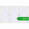 Pricing Tilt-and-Turn 2440x1450 mm REHAU OPTIMUM EURO-DESIGN 70 RAL 9016 Traffic white two-sided. Price: 2639,00 zł